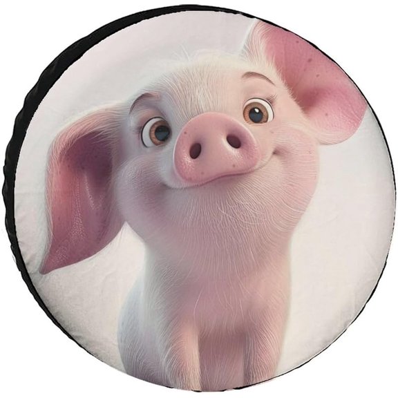 Premium Oxford Cloth Tire Cover - Funny Animal Universal Fit Spare Wheel Protector for SUV, Truck, RV - Weather-Resistant, Dustproof, and UV Protection - Easy Installation - Ideal for Outdoor Use