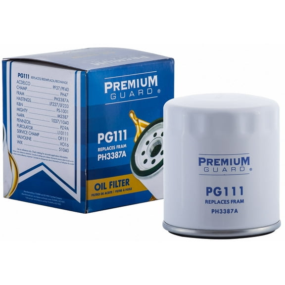 PG Engine Oil Filter PG111 | Fits 2004-2018 Chevrolet Aveo, 2005-2009 Equinox, 2005-2009 Buick LaCrosse, 2003-2008 Chevrolet Corsa