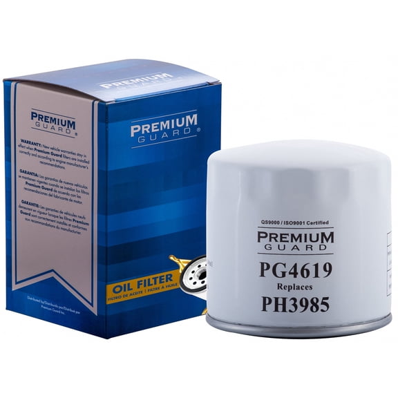 PG PG4619 Optimal Protection Oil Filter | Fits 1987-1990 Jeep Wrangler 2.5L, 4.2L, Cherokee 4.0L, Comanche 4.0L, Grand Wagoneer 5.9L, Wagoneer 4.0L, Peugeot 505 2.8L