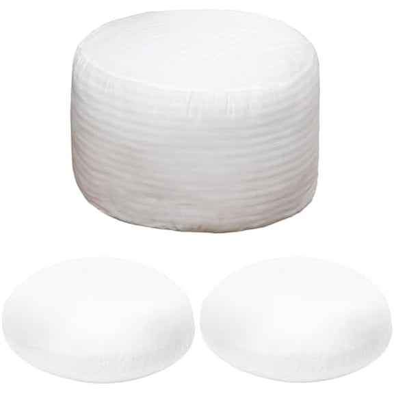 Premium PP Cotton Ottoman Pouf Insert Pouf Stuffing Round Bean Bag Filler & Footstool Stuffing 20x2014 Inch Round$$Furniture