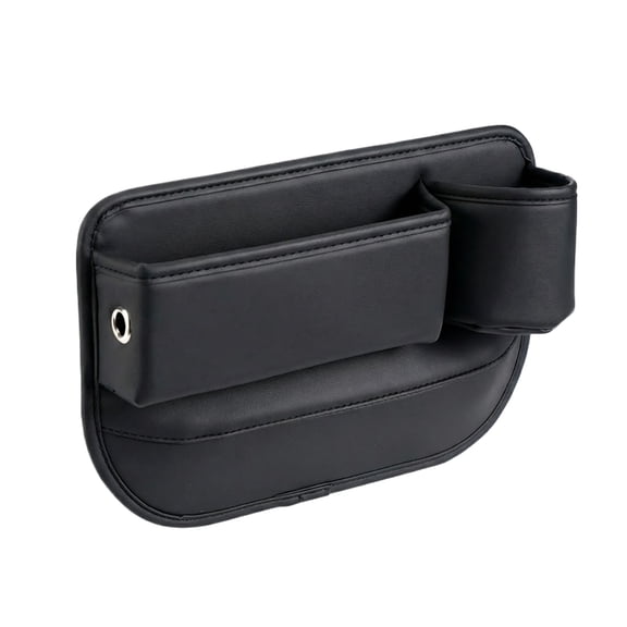 Premium PU Leather Car Gap Filler and Storage Organizer, Multi-Functional Seat Crevice Pocket for Phones and Keys, Universal Automotive Interior Gap Sealer, Sleek Console Side Caddy
