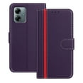 thumbnail image 1 of Premium PU Leather Case Compatible for Motorola Moto G Power (2025), PU Leather Wallet Flip Folio Case with Kickstand Card Slots Magnetic Closure for Motorola Moto G Power (2025) Cover, Purple, 1 of 9