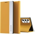 thumbnail image 1 of Premium PU Leather Cover for Samsung Galaxy A33 5G (Not 4G), [Shockproof TPU Interior] Stand Flip Phone Case for Samsung Galaxy A33 5G      Yellow, 1 of 8