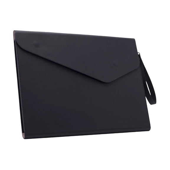 Premium PU Leather File Organizer - Expandable Document Folder with Snap Closure - Professional Portfolio for Legal Papers, Contracts, Business Receipts & Office Desk Organization