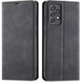 thumbnail image 1 of Premium PU Leather Flip Folio Case for Samsung Galaxy A53 5G, Protective Case with Kickstand Card Slot Magnetic Closure Shockproof Full Protection Wallet Cover - Black, 1 of 16