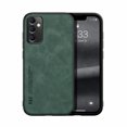 thumbnail image 1 of Premium PU Leather + TPU Back Case for Samsung Galaxy A14 5G, Luxury Thin Fit Shockproof Drop Protective Skin Friendly Support Magnetic Car Mount Case Cover for Samsung Galaxy A14 5G, Green, 1 of 7