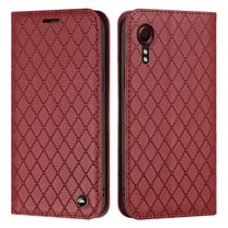 Premium PU Leather Wallet Case for Samsung Galaxy Xcover 5 with Card Slots Kickstand Magnetic Closure, Soft TPU Shockproof RFID Blocking Flip Folio Cover for Samsung Galaxy Xcover 5 5.3-Inch,Red