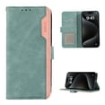 thumbnail image 1 of Premium PU Leather Wallet Case for iPhone 14 Pro Max, Luxury Slim Fit Card Slots Cash Pocket RFID Blocking Stylish Functional Flip Folio Phone Case Cover for iPhone 14 Pro Max, Turquoiseblue, 1 of 6