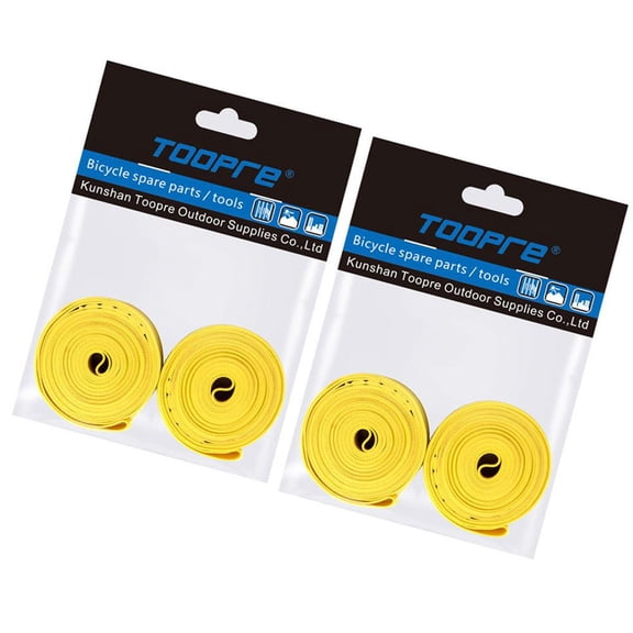 Premium PVC Bicycle Tire Liners 2-Pack Puncture Protection for 26 27 29 Inch Road and Mountain Bike Wheels