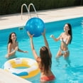 thumbnail image 1 of Premium PVC Inflatable Beach Ball for Pool Party, Backyard Fun & Outdoor Games - Heavy Duty 9 Gauge Vinyl, Fast Inflation, Classic Multicolor Design, Lightweight & Portable for Klds & Adults, 1 of 6