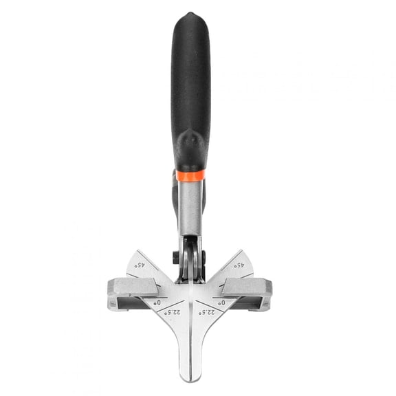 Premium PVC Trunking Tube Multi Angle Miter Gasket Shear Trim Cutter Hand Tool with 0-135 Degree Adjustable Stainless Steel Blade (9.8 in / 25 cm)