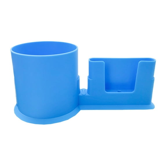 Premium Paddle Board Kayak Drink Cup Holder with Phone and Device Storage — 2-in-1 Stable Mount for Outdoor Watercraft and Water Sports Accessories