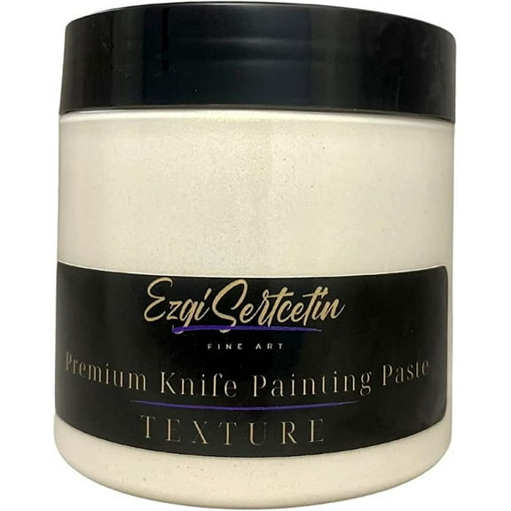 Premium Palette Knife Painting Paste|Texture Paste|Authentic Bright Colors|Ready to Use|Easy to Apply| 6oz (Off White)