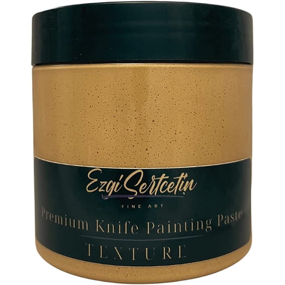 Premium Palette Knife Painting Paste|Texture Paste|Authentic Bright Colors|Ready to Use|Easy to Apply| 6oz (Parmigiano)