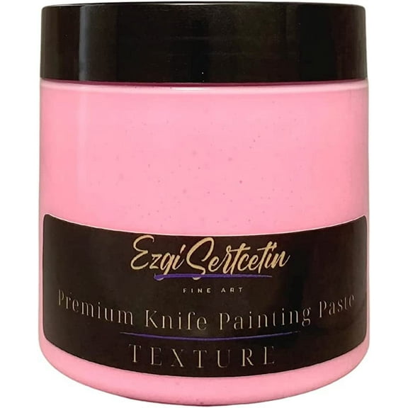 Premium Palette Knife Painting Paste|Texture Paste|Authentic Bright Colors|Ready to Use|Easy to Apply| 6oz (Pastel Neon Pink)