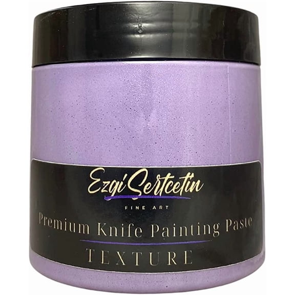 Premium Palette Knife Painting Paste|Texture Paste|Authentic Bright Colors|Ready to Use|Easy to Apply| 6oz (Thumbelina Lilac)