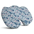 thumbnail image 1 of Premium Palm Trees Pattern Memory Foam Seat Cushion Ergonomic Chair Pad for Office Chair, Car, Airplane & Bleachers Sciatica, Tailbone Hip & Back Pain Relief - Chair Cushion for Long Office Workers., 1 of 5