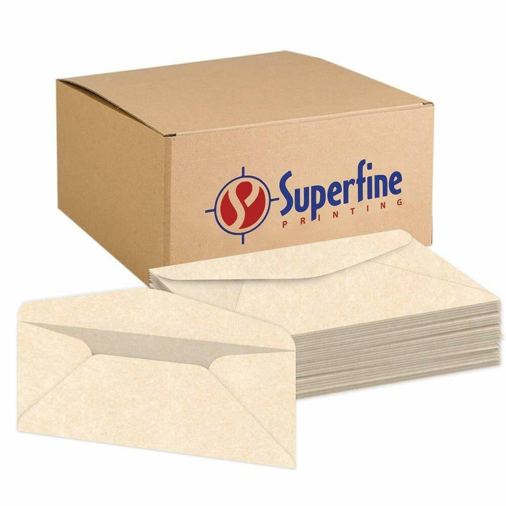 Premium Parchment #10 Business Envelopes - for Invitations, Greetings, Holiday, Office, Invoices, Letters, Mailings| 4 1/8 x 9 1/2 Inches | 500 Per Pack (Natural)