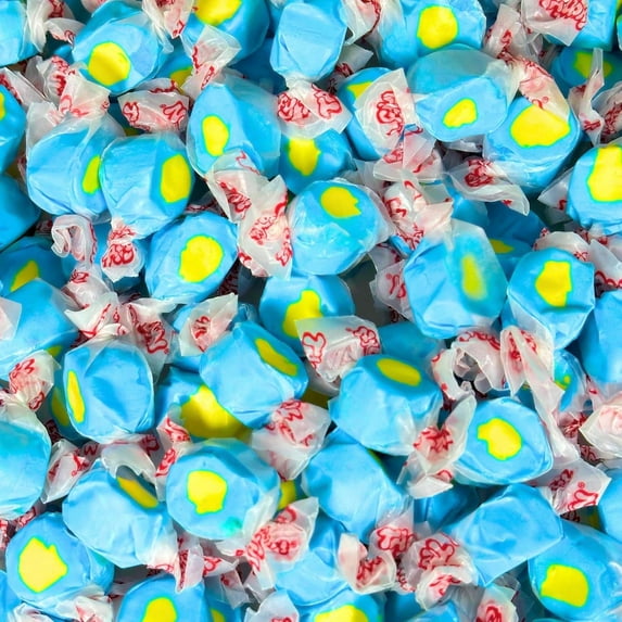 Premium Passion Fruit Saltwater Taffy – Soft & Chewy Tropical Candy – 1 LB Bulk Bag, 60+ Pieces, Individually Wrapped, Nut-Free, Gluten-Free