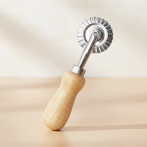 Premium Pasta Maker | Roller and Ravioli Cutter | Precision Cutting with Zinc Alloy and Solid Wood Handle Ideal for Home Cooking Unique Maker Pasta Cutter Wheel Perfect for Pasta Lovers