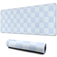 thumbnail image 1 of Premium Pastel Checkered Mouse Pad – Cute Boho Design, Anti-Slip Rubber Base, Ideal for Computer & Laptop, Stylish Upgrade for Home Offices, 31.5x11.8in., 1 of 7