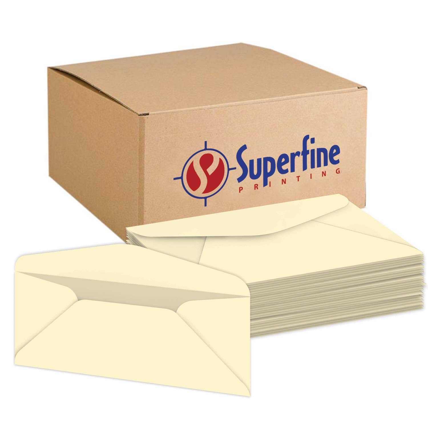 Premium Pastel Colored #10 Business Envelopes – for Holiday, Office, Invoices, Letters, Mailings | 4 1/8 x 9 1/2 inches | 500 Count per Pack (Ivory)