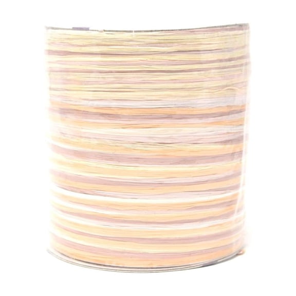 Premium Pastel Multicolored Raffia, Taffy, Made in Germany, 55-Yard