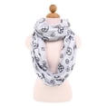 thumbnail image 1 of Premium Peace Sign Infinity Loop Fashion Scarf, 1 of 2