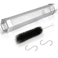 thumbnail image 1 of BUSATIA Premium Pellet Smoker Tube 12 inches,5 Hours of Billowing Smoke,Hot or Cold Smoking,Includes 2 S-Shaped Hooks,Cleaning Brush,for Any Grill or Smoker,Easy and Safe Way to Provide Smoking, 1 of 6