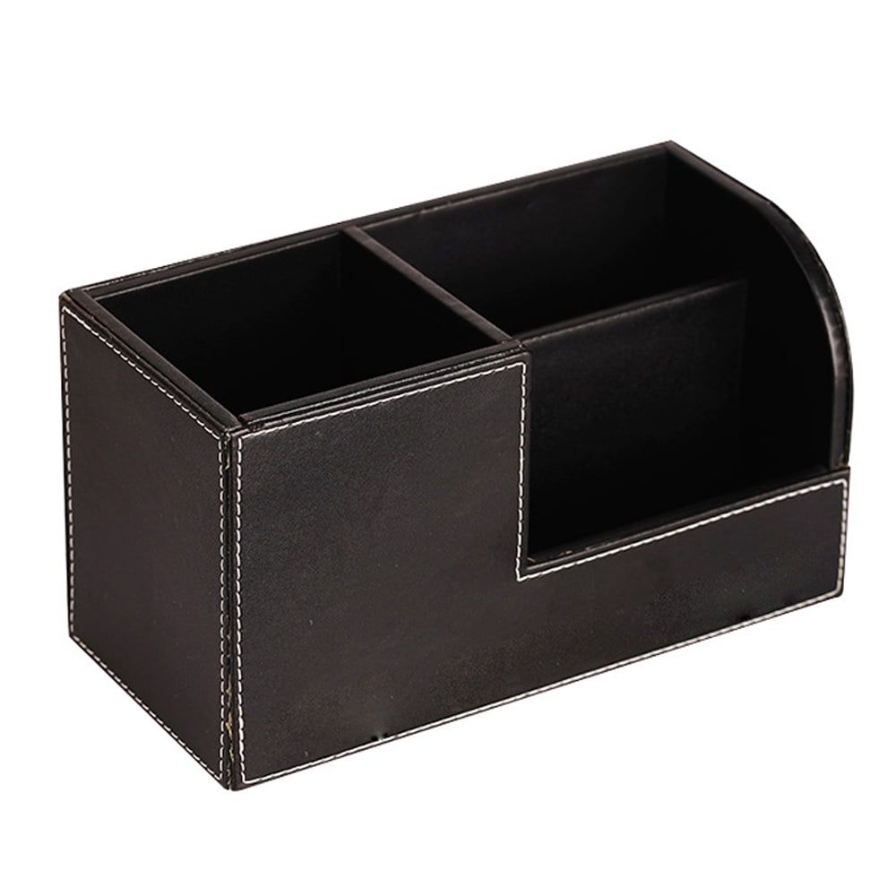 Premium Pen Holder with Remote Control Slot, 20.5x11x9.5cm, Modern ...