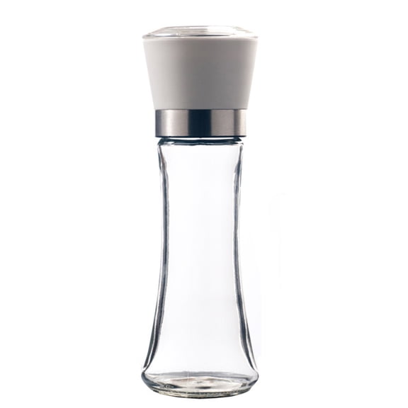Premium Pepper and Salt Grinder, Refillable Coarseness Adjustable Pepper Mill Shaker, Manual Spice Grinder for Kitchen, Cooking and Dining Table, 1 Pc, 7.68x2.56"