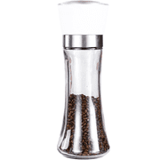 Premium Pepper and Salt Grinder Set of 2 Refillable Coarseness Adjustable Pepper Mill Shaker