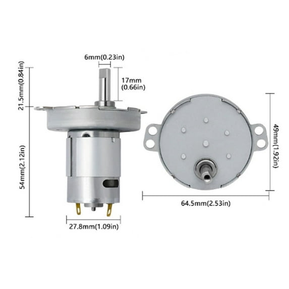 Premium Performance 7800 Rpm Reduction Dc Motor For Pet Feeder Js50 Model