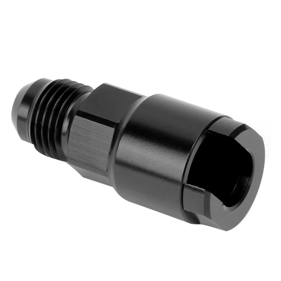 Premium Performance Car Fuel Rail Inlet Line Fitting Adapter High Strength Aluminum Alloy 3/8 Inch 6AN Component Compatible with GM LSX LS LS6 5.7 6.0 6.2 L Engines Latemodel