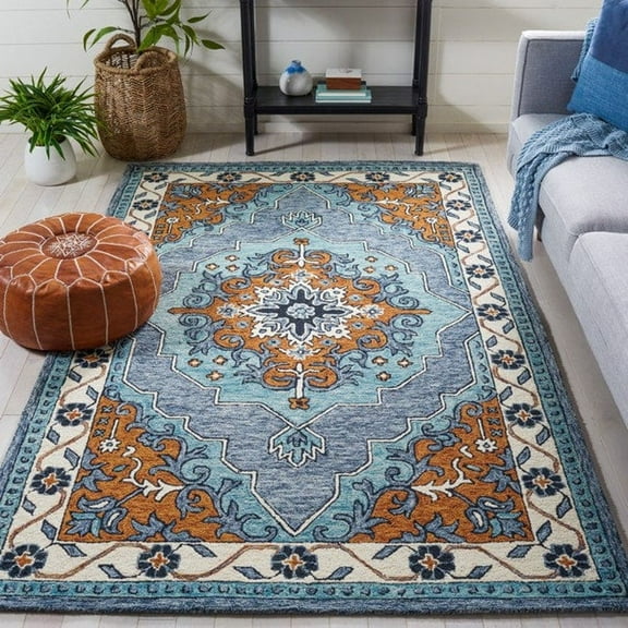 Premium Persian Designed Rug with Unique Design made with 100% New Zealand Wool Best Suites in your Living Room