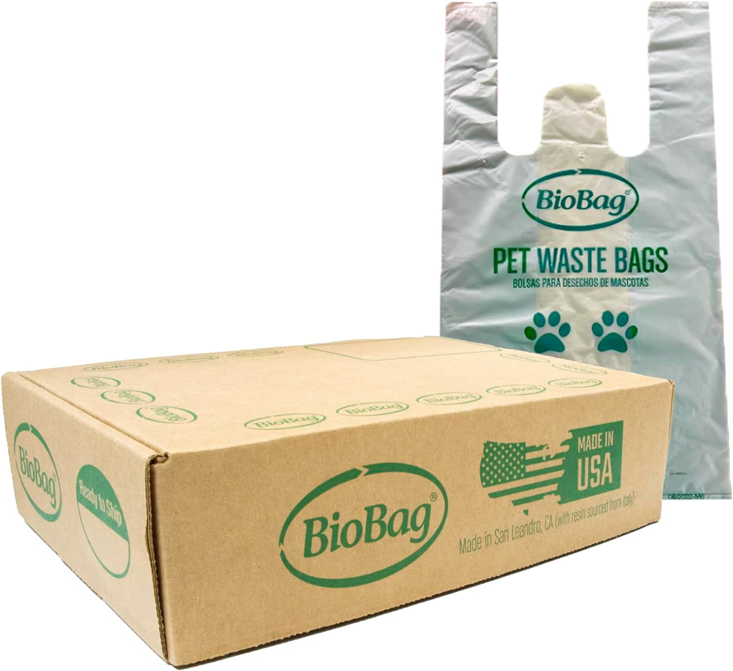 Premium Pet Waste Bags with Handles, Standard Size, 150 Count, Great For All Dog Breeds