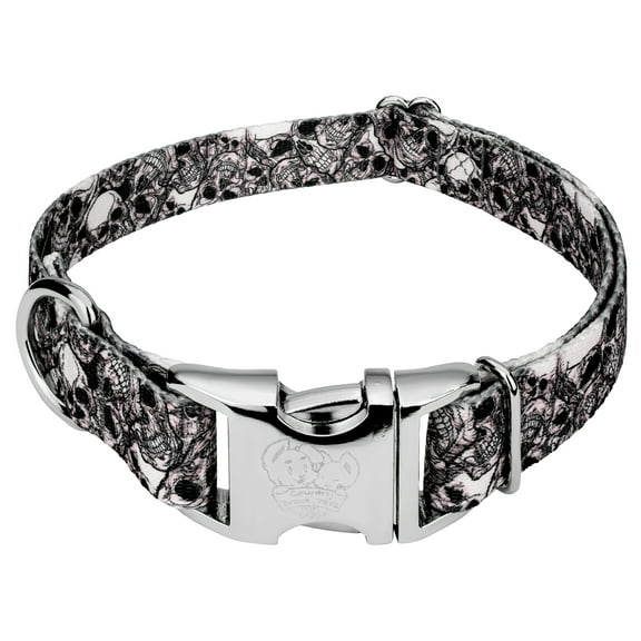 Country Brook Petz® Premium Phantom Skulls Dog Collar, Large