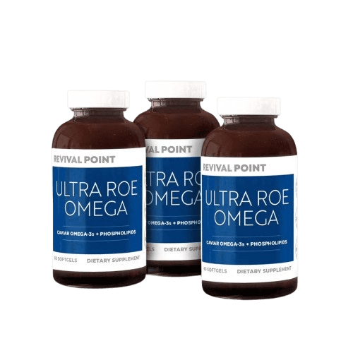 Premium Phospholipid Complex with Romega® Herring Caviar Oil, Omega-3 DHA Supplement, Brain & Cellular Health Support, Revival Point, 360 Count