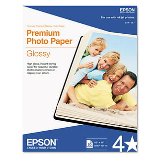 Epson Ultra Premium Presentation Paper MATTE (8.5x11 Inches, 50 Sheets)  (S041341),White