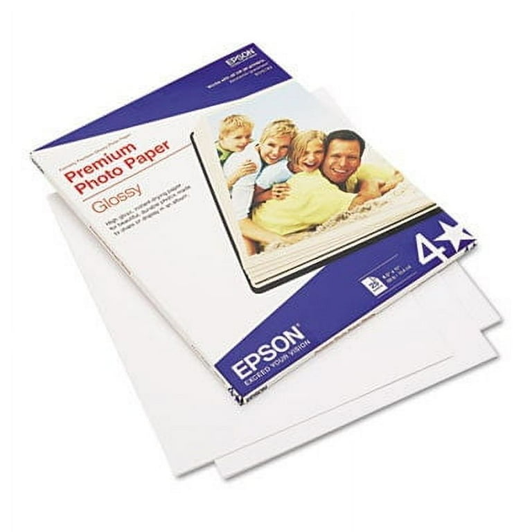 Premium Photo Paper, 10.4 mil, 8.5 x 11, High-Gloss Bright White, 25/Pack Premium Photo Paper, 10.4 mil, 8.5 x 11, High-Gloss Bright White, 25/Pack