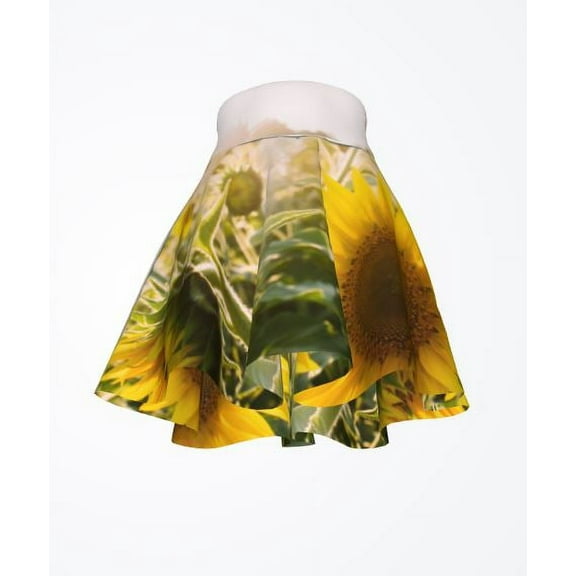 Women's Premium Customizable Photo Skater Skirt, x Small, Durable and Stretchy Fabric
