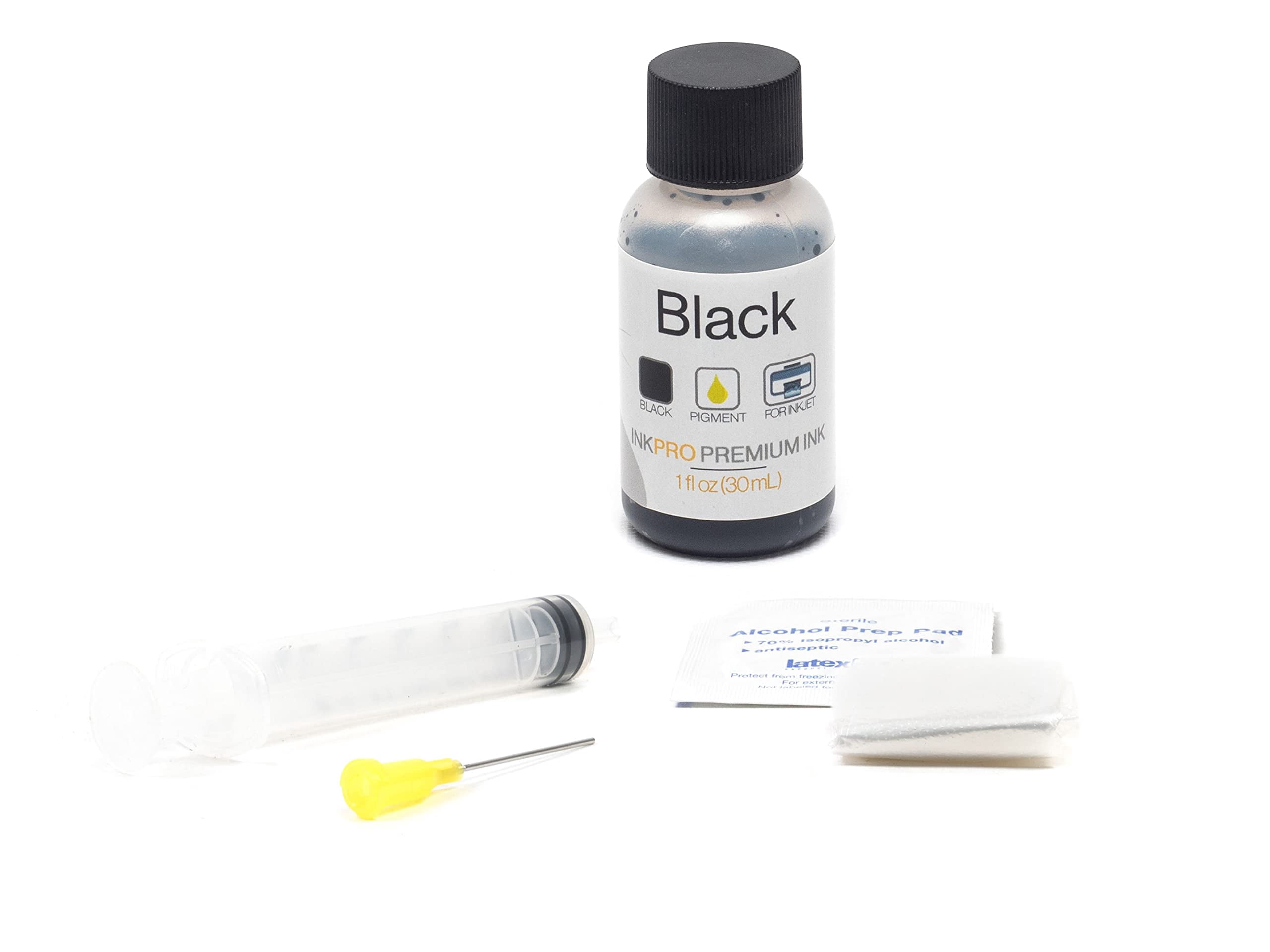 Premium Pigment Black Ink Refill Kit for 60, 60XL, 61, 61XL, 62, 62XL ...
