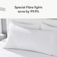 Premium Pillow case for Acne Prone SkinSilver Infused Smart Fabric No