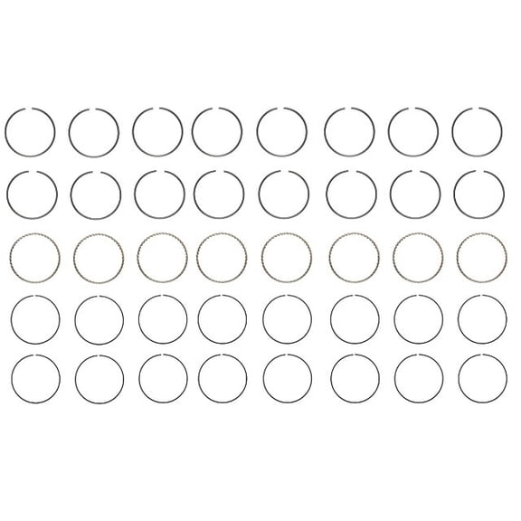 Premium Piston Ring Set (Size 020) | Compatible with various Chrysler/Dodge/Ram/Jeep 5.2L 318 OHV V8 16V Engines