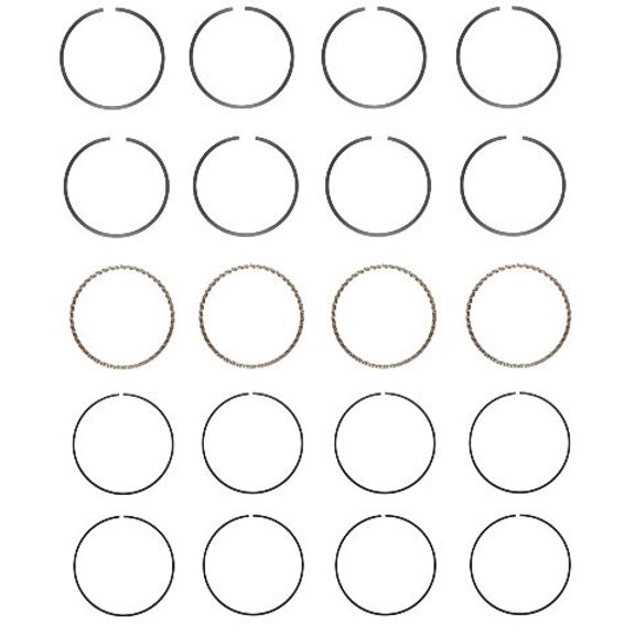 Premium Piston Ring Set (Size 1.00mm) | Compatible with 87-91 Chrysler/Mitsubishi/Dodge/Ram 2.0L 122 SOHC L4 8V VINs "5,D,V" Engines
