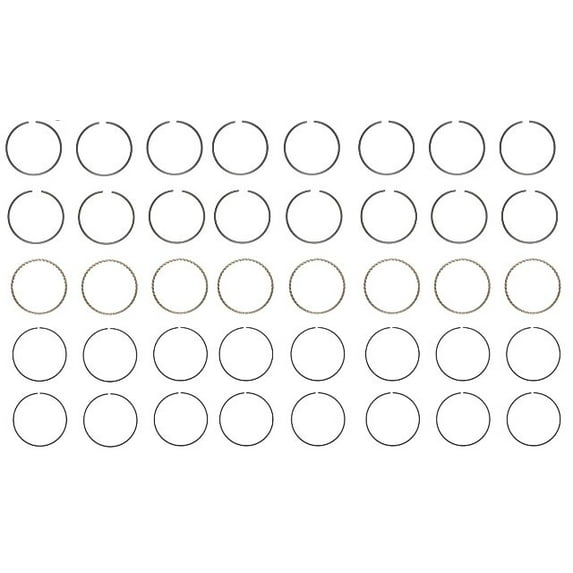Premium Piston Ring Set (Standard Size) | Compatible with 05-10 Infiniti 4.5L/4494 DOHC V8 32V VK45DE Engines