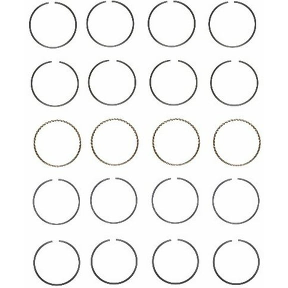 Premium Piston Rings Set | Compatible with 01-07 Toyota and Scion 2.4L 2AZFE| Standard Size