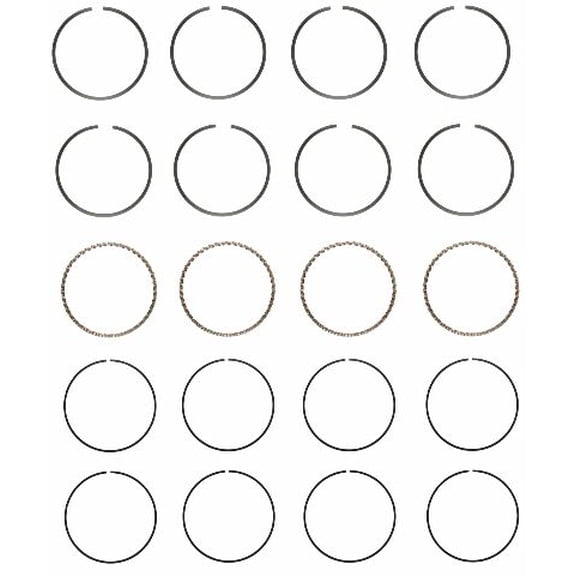 Premium Piston Rings Set | Compatible with 02-05 Subaru 2.0L DOHC EJ205 Turbo| Standard Size