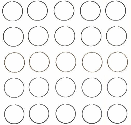 Premium Piston Rings Set | Compatible with 04-06 GM 3.5L DOHC Colorado/Canyon/H3| Standard Size