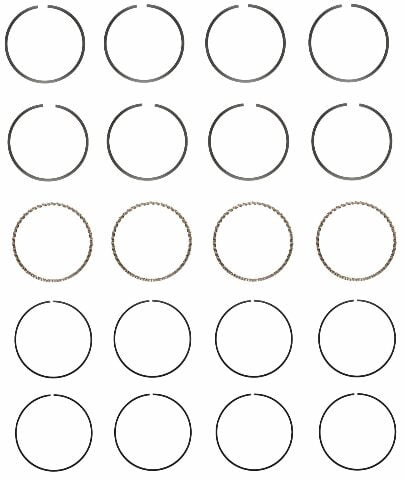 Premium Piston Rings Set | Compatible with 07-12 Chevy Colorado GMC Canyon 2.9L | .50mm (.020 Oversized)